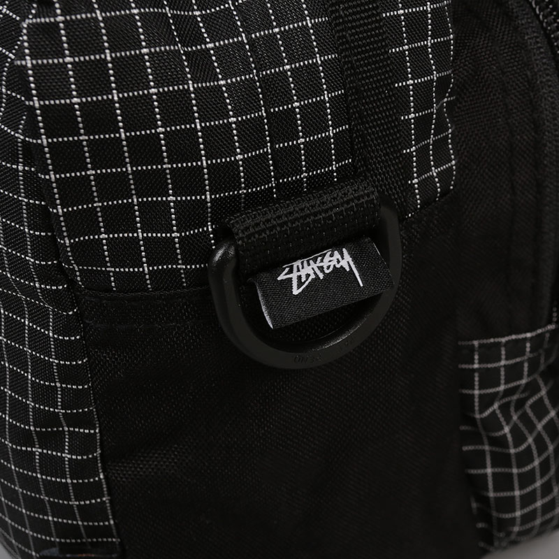  черное сумка через плечо Stussy Ripston Nylon Shoulder Bag 134185-black - цена, описание, фото 4